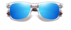 Women's Transparent Polarized 'Real Summer' Wooden Sunglasses