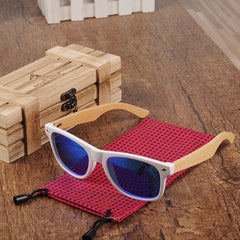 Women's Rectangle  Boracay Summer' Wooden Sunglasses