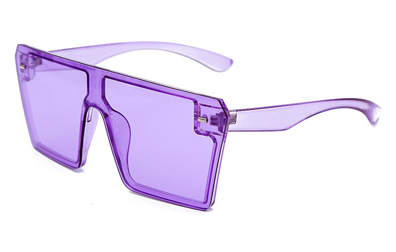 Women's Oversized Square 'Winter Eye' Plastic Sunglasses
