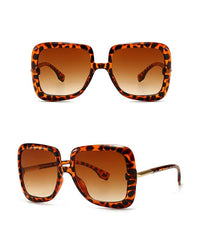 Women's Oversized 'The Huge' Plastic Square Sunglasses