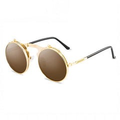 Men's Vintage  Round Metal 'Scout Drive' Metal Sunglasses