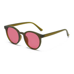 Women's Round 'Free Bird' Plastic Sunglasses