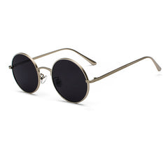 Women's Round 'Power Girl' Metal Sunglasses