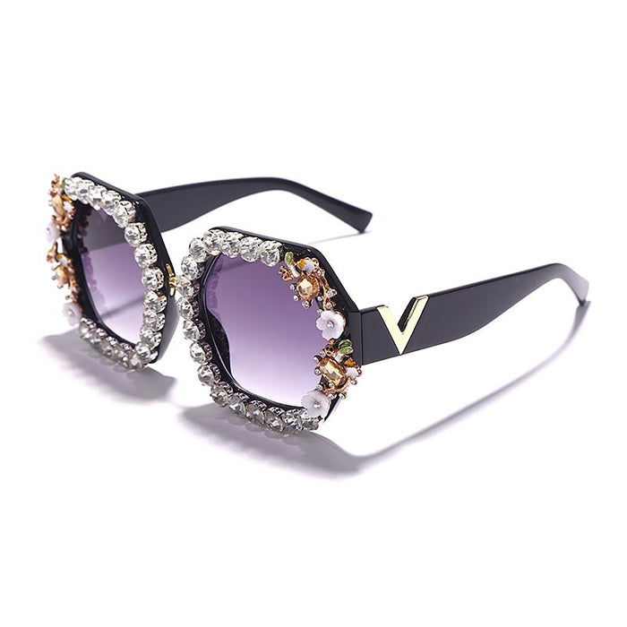 Women's Round 'Best Rhine' Plastic Sunglasses