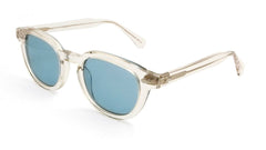 Men's Round Transparent 'The Wide' Plastic Sunglasses