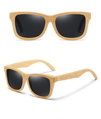 Men's Classy Oval 'Holly Blizzard' Wooden Sunglasses