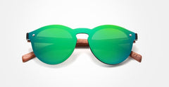 Men's Rimless 'Raja Summer' Wooden Sunglasses