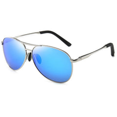 Men's Aviation Polarized 'The Matrix III' Metal Sunglasses