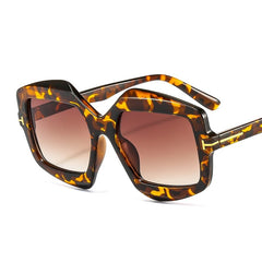 Women's Oversized Shield 'Ms. Peregrine'over Plastic Sunglasses