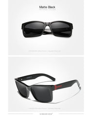 Men's Square Plastic 'Wave Rider Vibes' Polarized Sunglasses