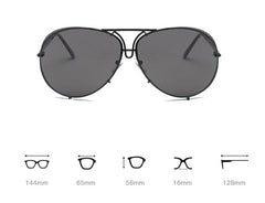 Women's Oversized 'Scoutwire' Metal Sunglasses