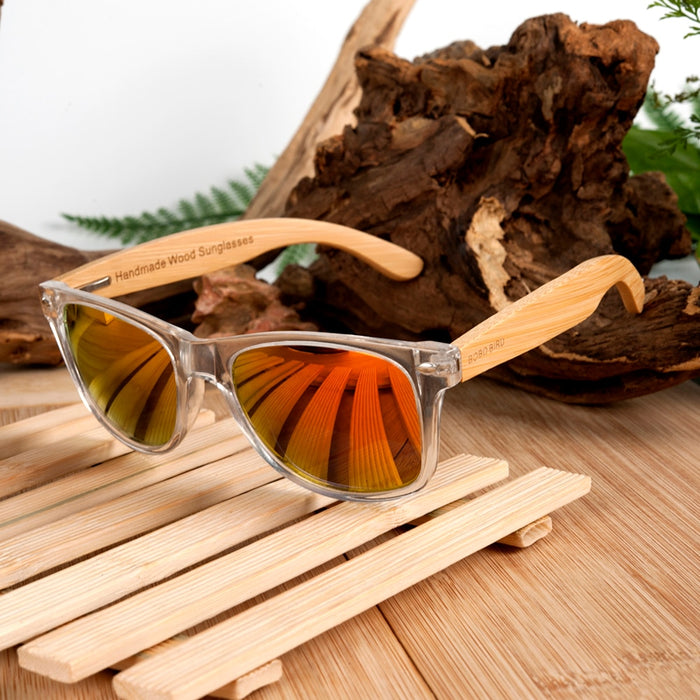 Women's Rectangle  Boracay Summer' Wooden Sunglasses