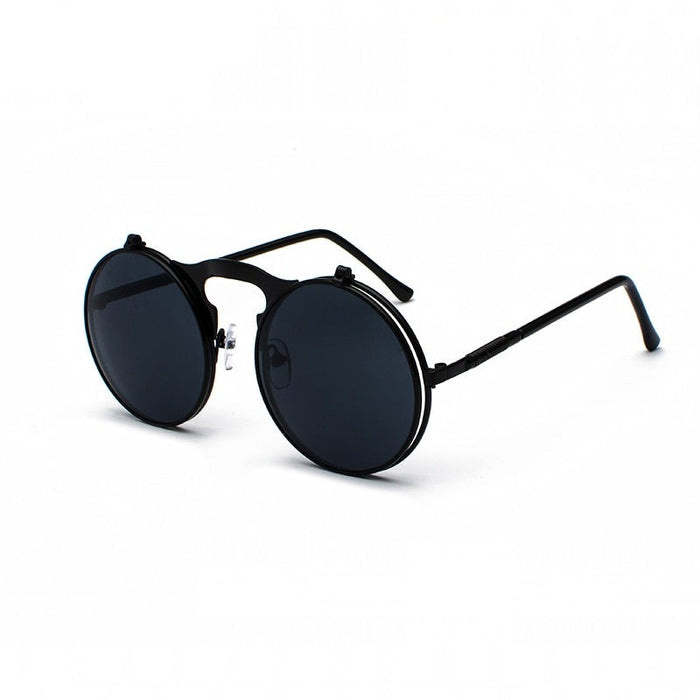 Men's Vintage  Round Metal 'Scout Drive' Metal Sunglasses