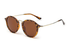 Women's Round 'Joyous Union' Metal Sunglasses