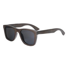 Men's Fashion Square 'Winter Bliss' Bamboo Sunglasses