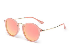 Women's Round 'Joyous Union' Metal Sunglasses