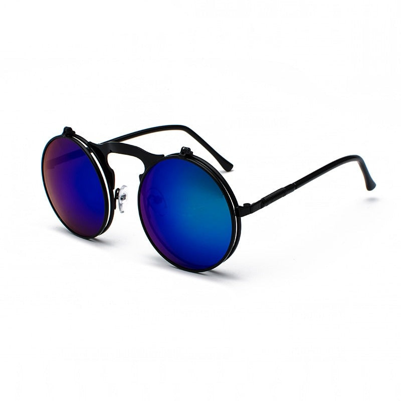 Men's Vintage  Round Metal 'Scout Drive' Metal Sunglasses