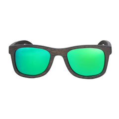 Men's Fashion Square 'Winter Bliss' Bamboo Sunglasses