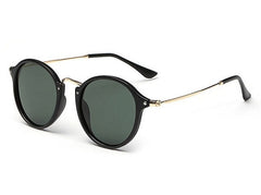 Women's Round 'Joyous Union' Metal Sunglasses