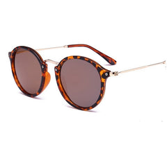 Women's Round 'Joyous Union' Metal Sunglasses