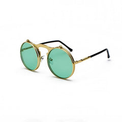 Men's Vintage  Round Metal 'Scout Drive' Metal Sunglasses