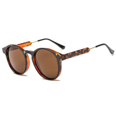 Women's Retro Round 'The Jitter Bug' Plastic Sunglasses