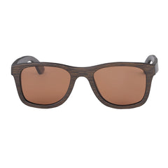 Men's Fashion Square 'Winter Bliss' Bamboo Sunglasses