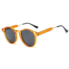 Women's Retro Round 'The Jitter Bug' Plastic Sunglasses