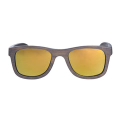 Men's Fashion Square 'Winter Bliss' Bamboo Sunglasses