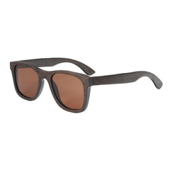 Men's Fashion Square 'Winter Bliss' Bamboo Sunglasses