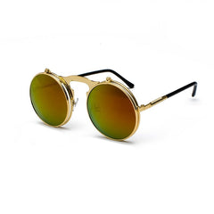 Men's Vintage  Round Metal 'Scout Drive' Metal Sunglasses