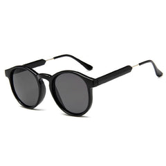 Women's Retro Round 'The Jitter Bug' Plastic Sunglasses