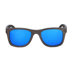 Men's Fashion Square 'Winter Bliss' Bamboo Sunglasses