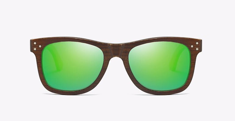 Men's Costume Oval 'The Grinch' Wooden Sunglasses