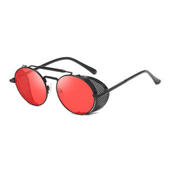 Men's Retro Round ' Billy Ford' Metal Sunglasses