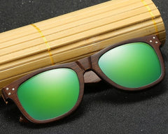 Men's Costume Oval 'The Grinch' Wooden Sunglasses