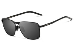 Men's Polarized Square 'Stone Shepard' Metal Sunglasses