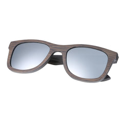 Men's Fashion Square 'Winter Bliss' Bamboo Sunglasses