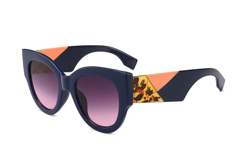 Women's Luxury Oversized 'Soho Chic' Round Sunglasses