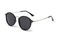 Women's Round 'Joyous Union' Metal Sunglasses