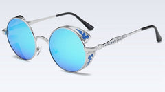 Men's Polarized Round 'Banshee Look' Metal Sunglasses