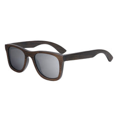 Men's Fashion Square 'Winter Bliss' Bamboo Sunglasses