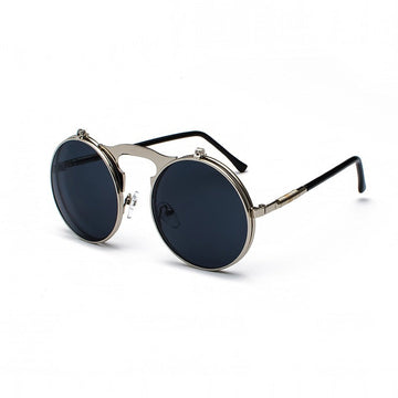 Men's Vintage  Round Metal 'Scout Drive' Metal Sunglasses