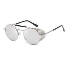 Men's Retro Round ' Billy Ford' Metal Sunglasses