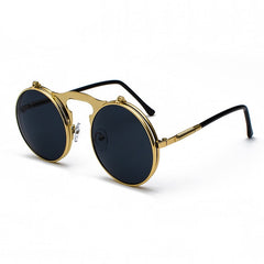 Men's Vintage  Round Metal 'Scout Drive' Metal Sunglasses