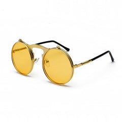 Men's Vintage  Round Metal 'Scout Drive' Metal Sunglasses