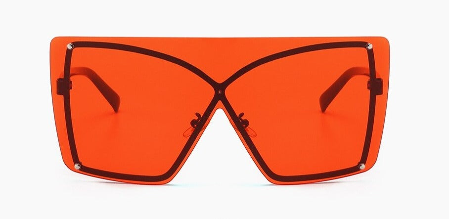 Women's Polarized Rimless 'Stingray Women's' Plastic Sunglasses