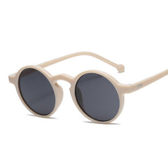 Women's Retro Round 'Morning Tracer'  Plastic Sunglasses