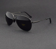 Men's Polarized  Pilot 'Brum Way' Metal Sunglasses