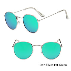 Women's Round 'Sally Night' Metal Sunglasses